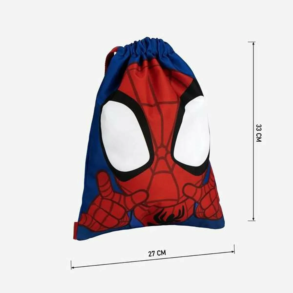 Bolsa Mochila con Cuerdas Spidey Azul oscuro 27 x 33 cm