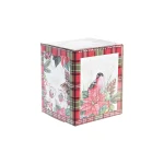 Taza para Infusión DKD Home Decor Pájaro Porcelana Rojo Verde (380 ml) (2 Unidades)