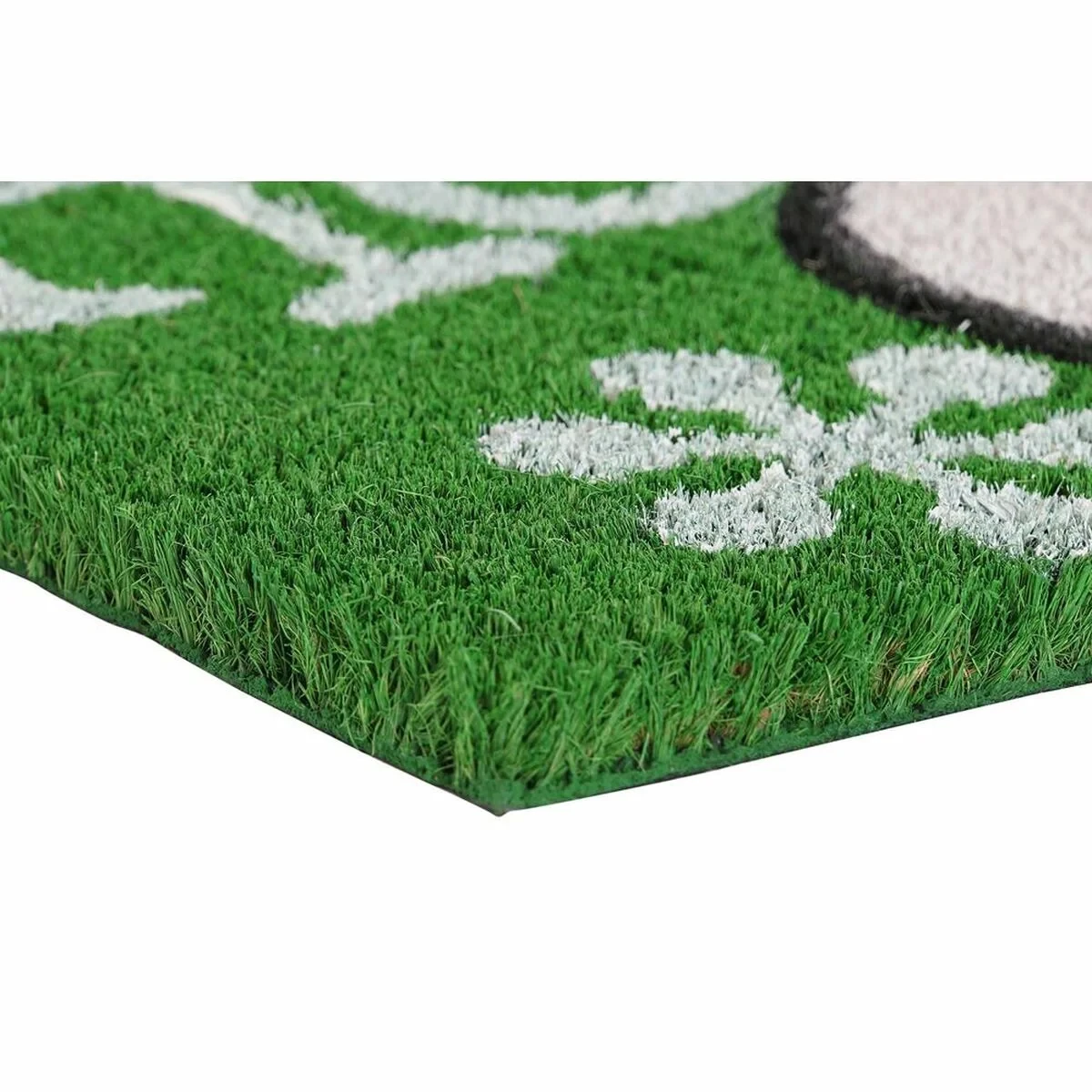 Felpudo DKD Home Decor Navidad PVC Papá Noel Fibra de coco (60 x 40 x 1,5 cm) (2 Unidades)