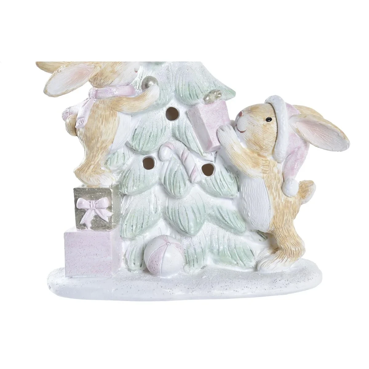Adorno Navideño DKD Home Decor Árbol Resina (13,5 x 8 x 16 cm) (2 Unidades)