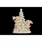 Adorno Navideño DKD Home Decor Árbol Resina (13,5 x 8 x 16 cm) (2 Unidades)