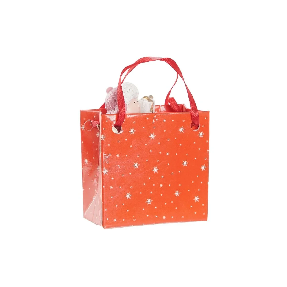 Adorno Navideño DKD Home Decor Resina Ángel (3,5 x 2,5 x 4 cm) (4 Unidades)