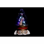 Decoración luminosa DKD Home Decor Navidad Rojo Blanco (15 x 13,5 x 24 cm) (2 Unidades)