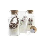 Decoración luminosa DKD Home Decor Navidad Natural (6 x 6 x 14 cm) (3 Unidades)