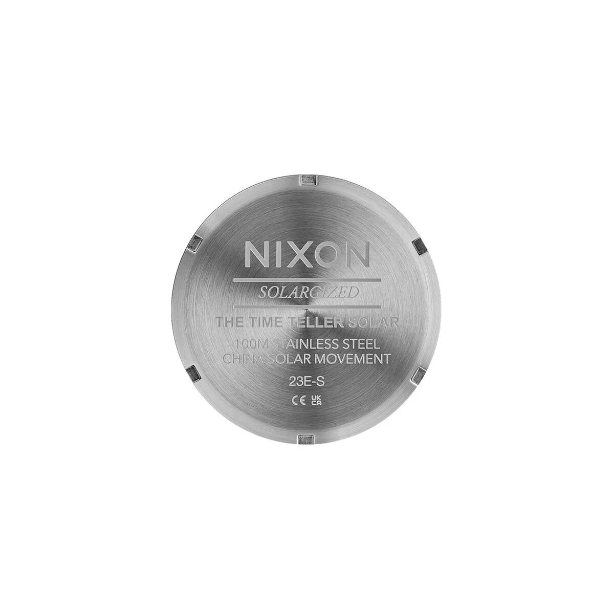 Reloj Hombre Nixon TIME TELLER SOLAR Plateado