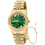 Reloj Mujer Just Cavalli ANIMALIER SPECIAL PACK + BRACELET Dorado (Ø 30 mm)