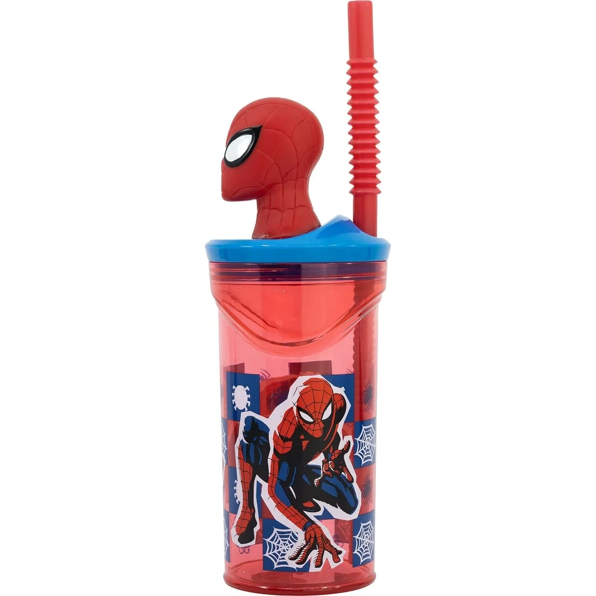 Vaso con Pajita Spider-Man CZ11338 3D