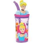 Vaso con Pajita Disney Princess CZ11334 3D Rosa
