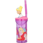 Vaso con Pajita Disney Princess CZ11334 3D Rosa