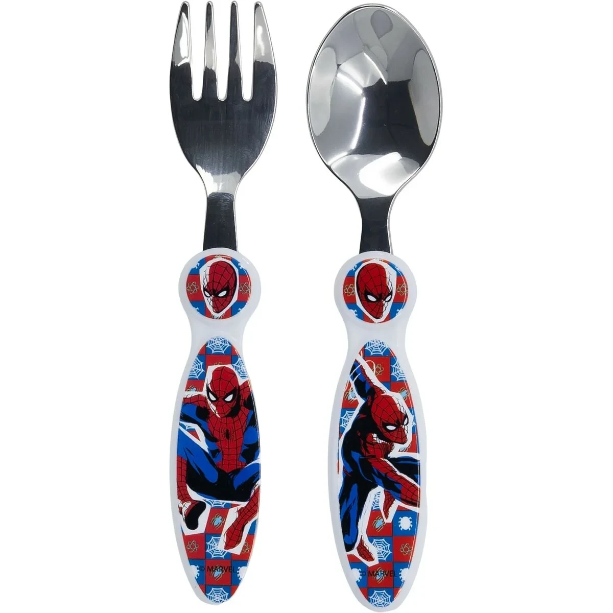 Juego de Cubiertos Spider-Man CZ11342 Acero Inoxidable Multicolor 2 Piezas