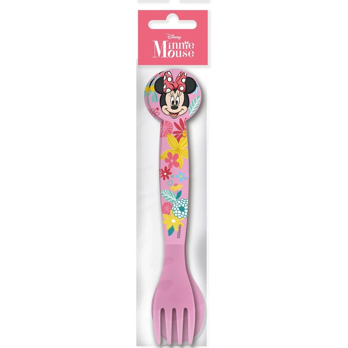 Juego de Cubiertos Minnie Mouse CZ11401 Rosa Plástico 2 Piezas