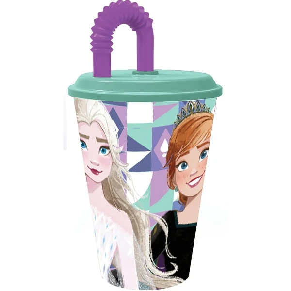 Vaso con Pajita Frozen CZ11363 430 ml