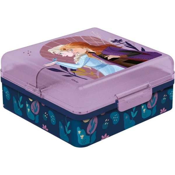 Fiambrera de Compartimentos Frozen CZ11273 Multicolor Plástico