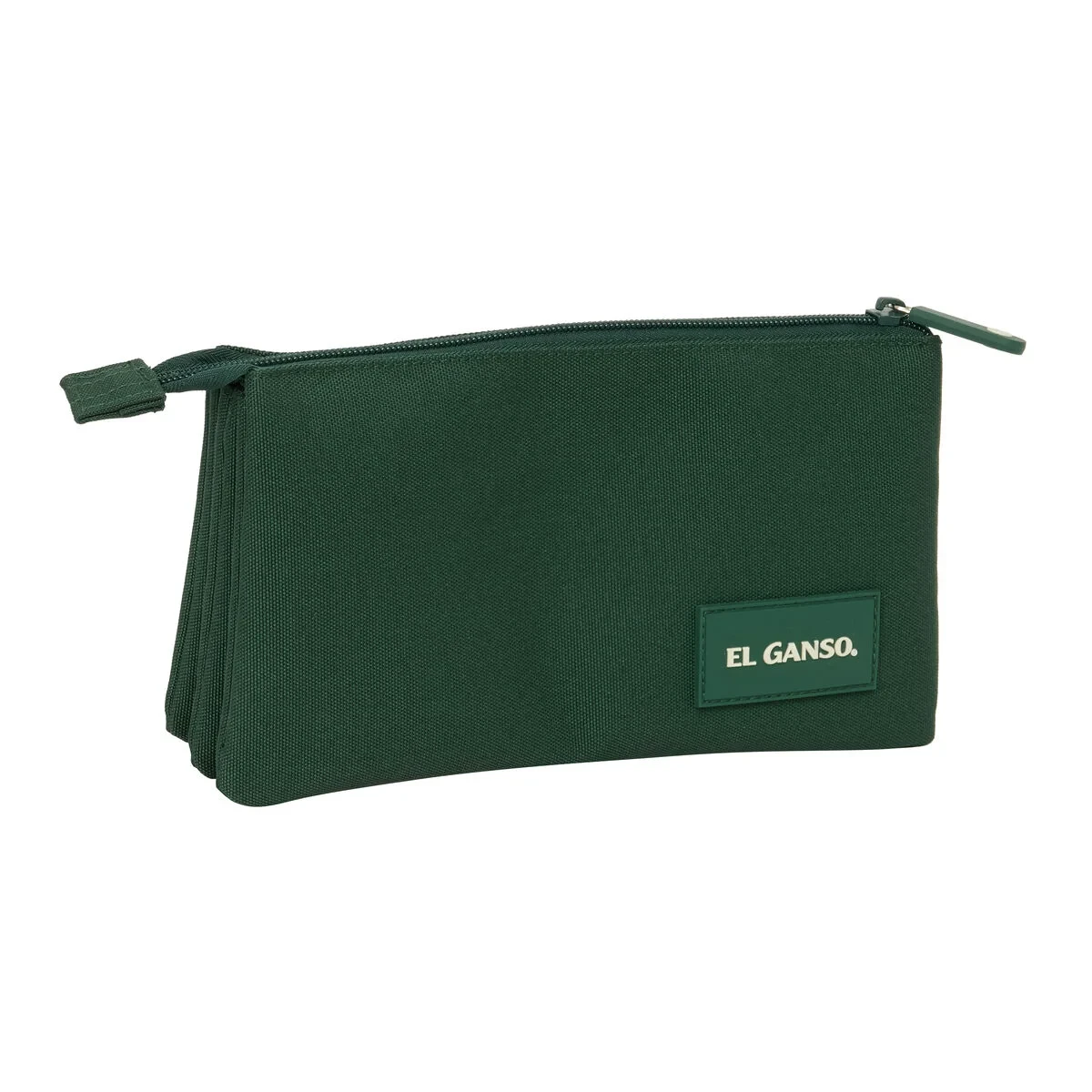 Portatodo Triple El Ganso Green Verde 22 x 12 x 3 cm