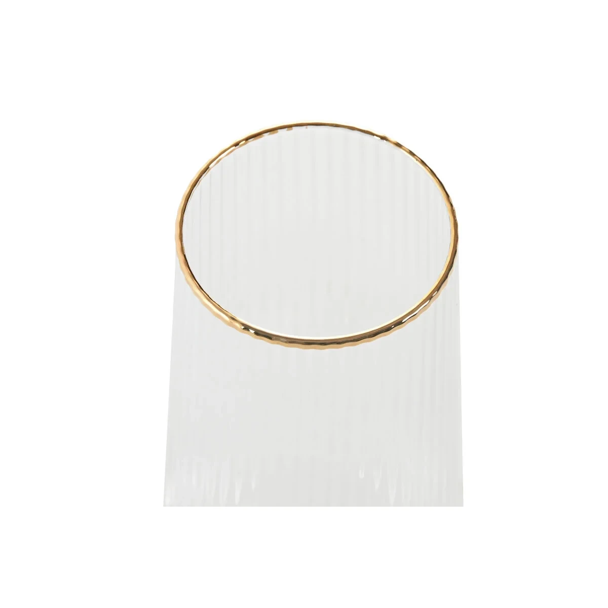 Set de Copas Home ESPRIT Transparente Dorado Cristal 400 ml (6 Unidades)