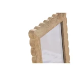 Marco de Fotos Home ESPRIT Natural Cristal Madera de mango Colonial