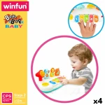 Piano de juguete Winfun 26 x 11 x 15 cm (4 Unidades)