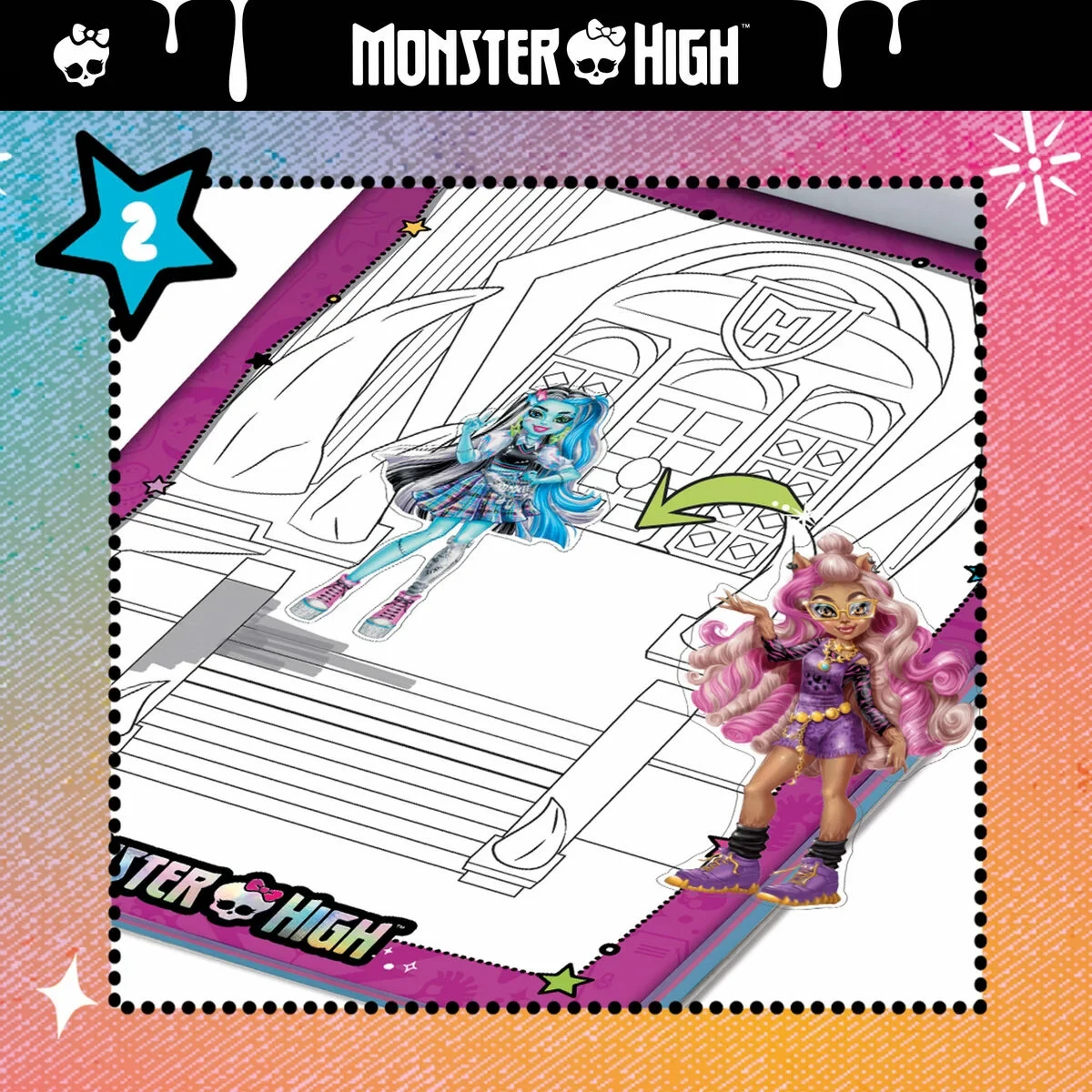 Set de Dibujo Monster High (6 Unidades)