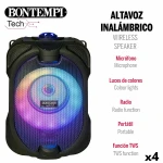 Altavoz con Micrófono Karaoke Bontempi 4 Unidades