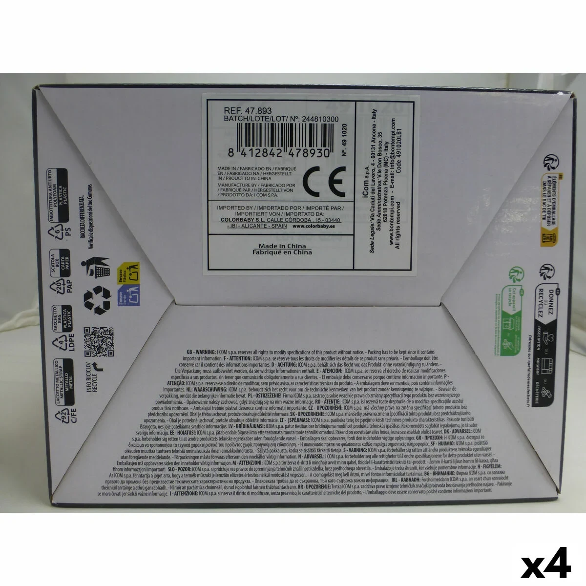 Altavoz con Micrófono Karaoke Bontempi 4 Unidades