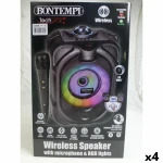 Altavoz con Micrófono Karaoke Bontempi 4 Unidades