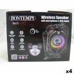 Altavoz con Micrófono Karaoke Bontempi 4 Unidades