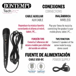 Altavoz con Micrófono Karaoke Bontempi 4 Unidades