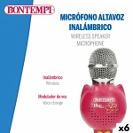 Micrófono Karaoke Bontempi 6 Unidades