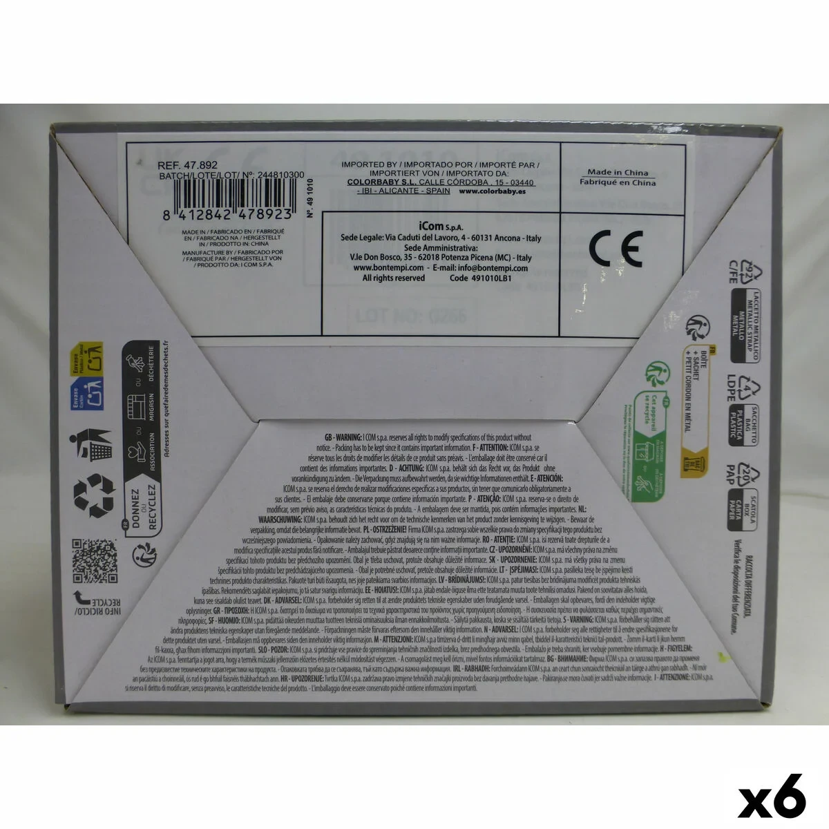 Altavoz con Micrófono Karaoke Bontempi 6 Unidades