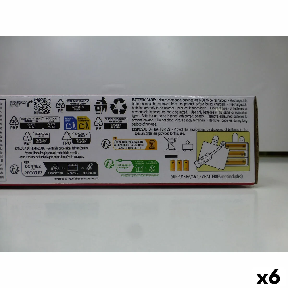 Piano Electrónico Bontempi 38 x 18 x 17 cm (6 Unidades)