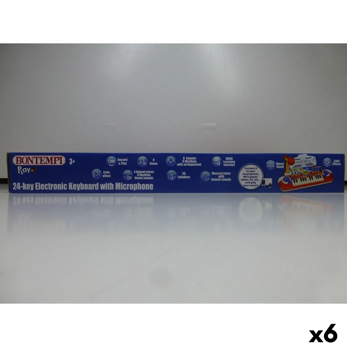 Piano Electrónico Bontempi 38 x 18 x 17 cm (6 Unidades)