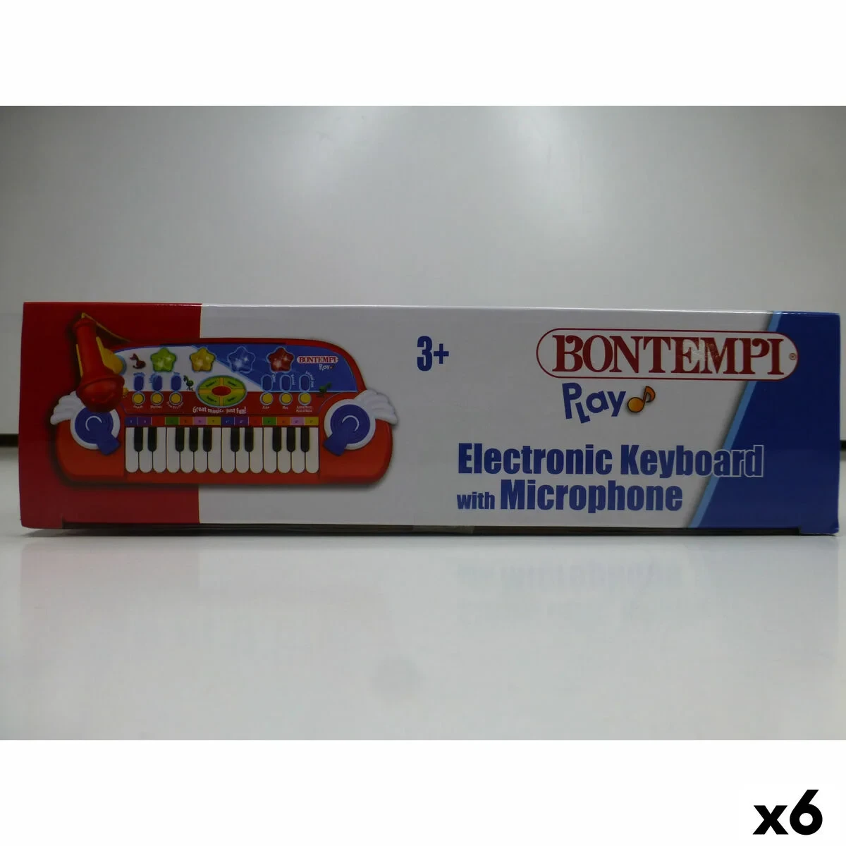 Piano Electrónico Bontempi 38 x 18 x 17 cm (6 Unidades)