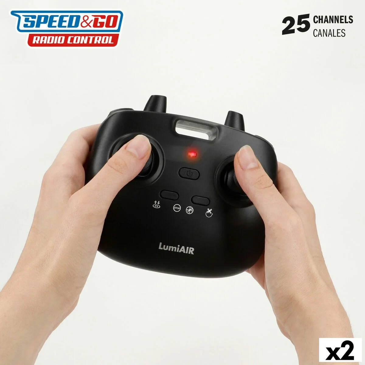 Helicóptero con Radiocontrol Colorbaby (2 Unidades)