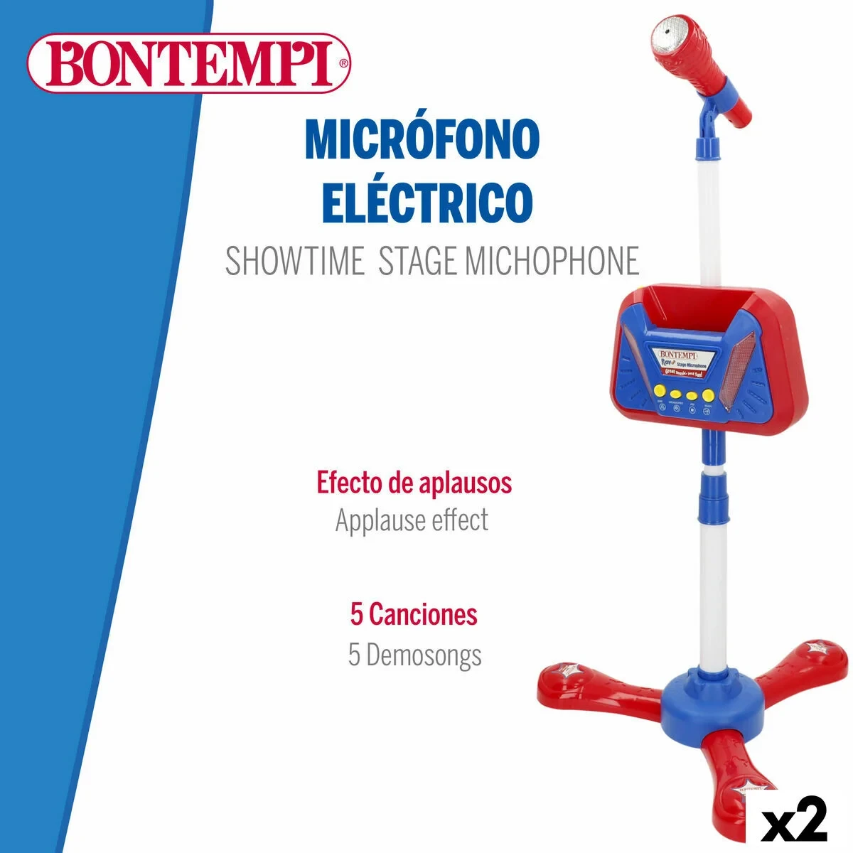 Juguete Musical Bontempi 37 x 105 x 37 cm (2 Unidades)