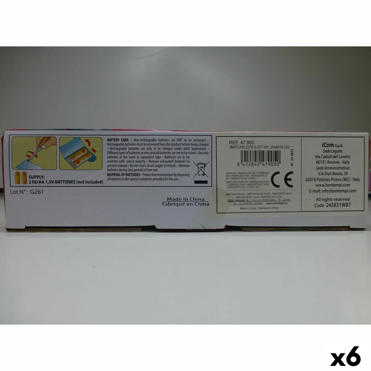 Guitarra Infantil Bontempi 20 x 56 x 4 cm (6 Unidades)