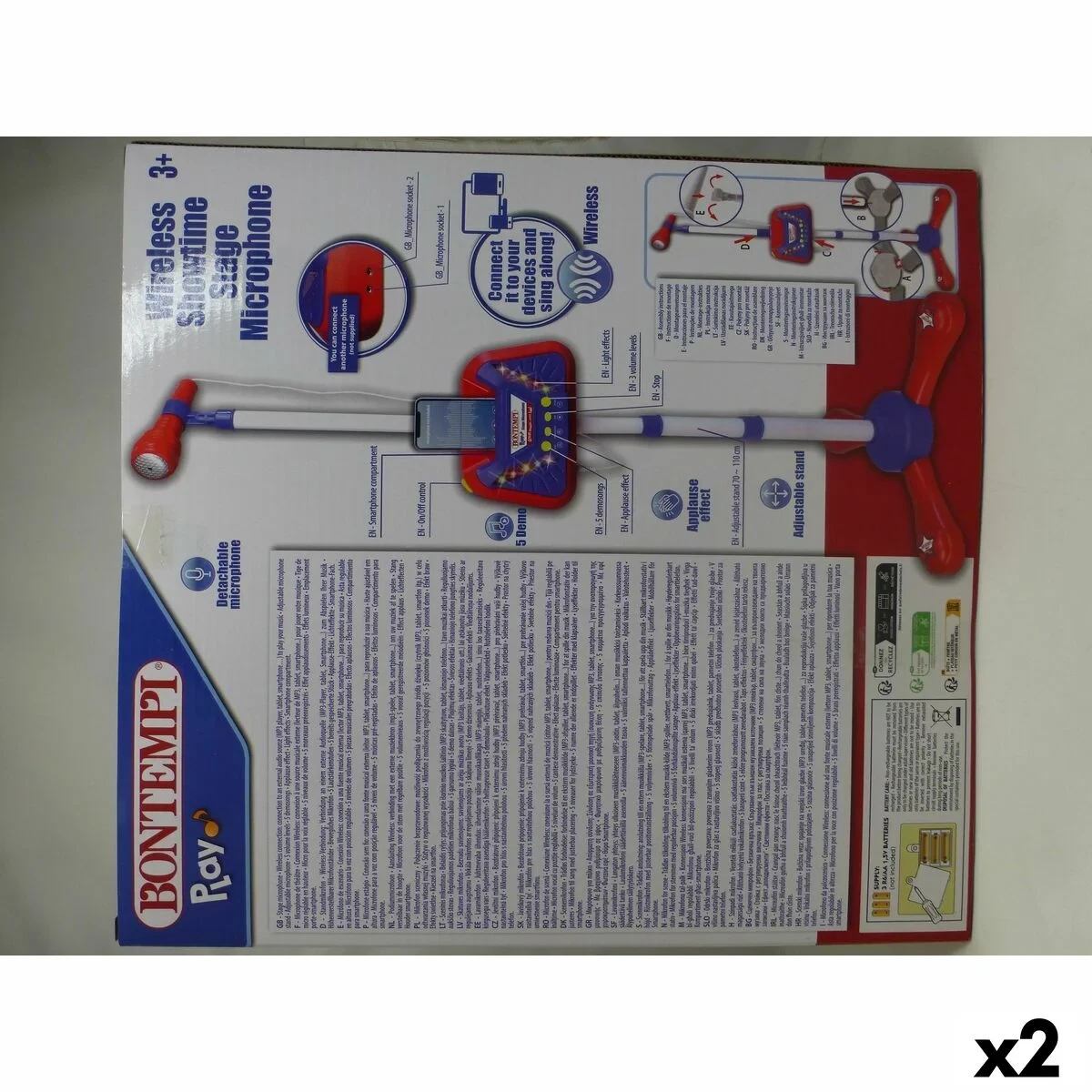 Juguete Musical Bontempi 37 x 105 x 37 cm (2 Unidades)