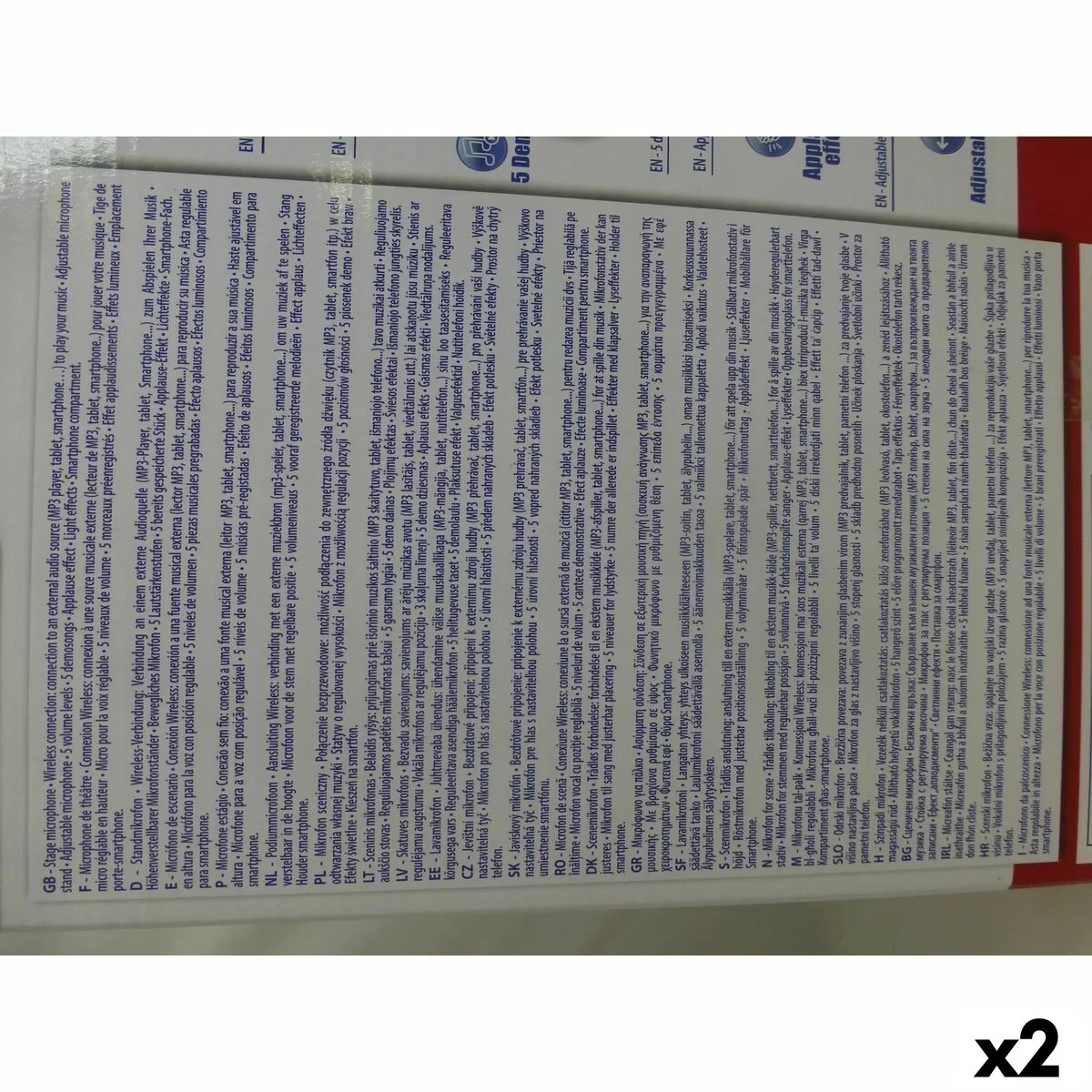 Juguete Musical Bontempi 37 x 105 x 37 cm (2 Unidades)