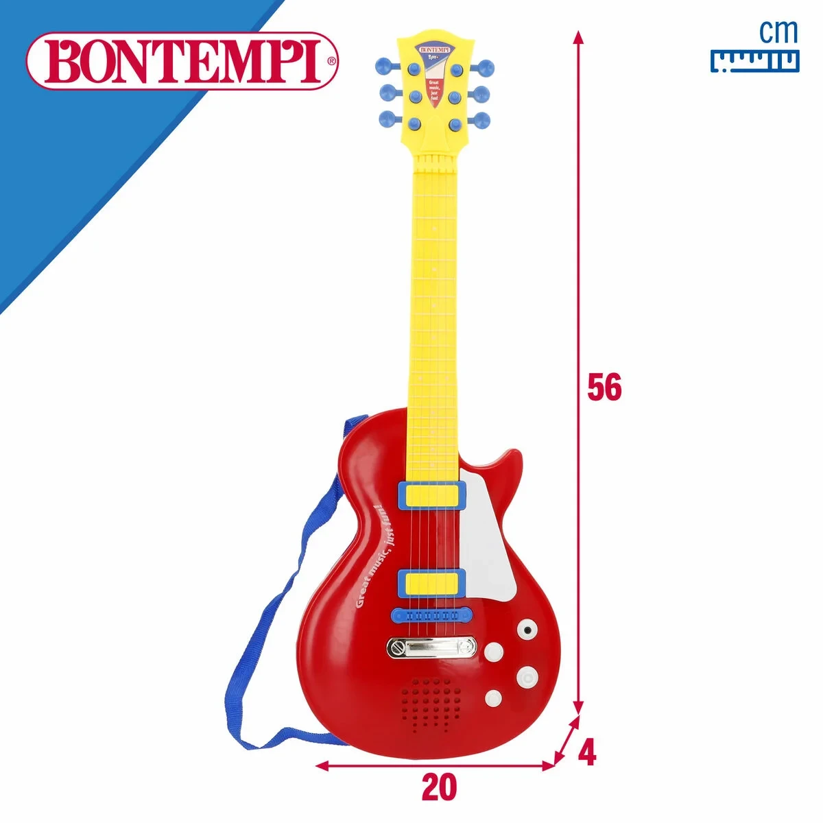 Guitarra Infantil Bontempi 20 x 56 x 4 cm (6 Unidades)