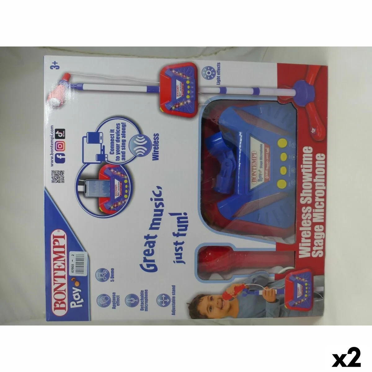 Juguete Musical Bontempi 37 x 105 x 37 cm (2 Unidades)