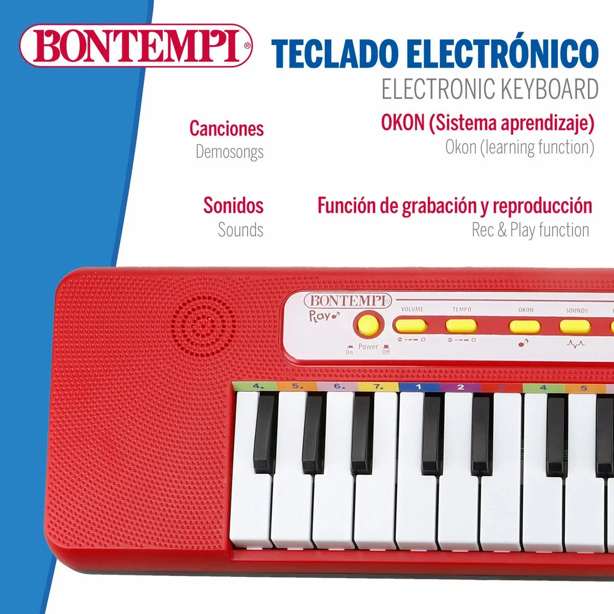 Teclado Bontempi 47 x 3,5 x 13 cm (6 Unidades)