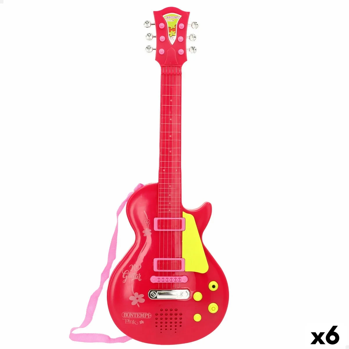 Guitarra Infantil Bontempi 20 x 56 x 4 cm (6 Unidades)