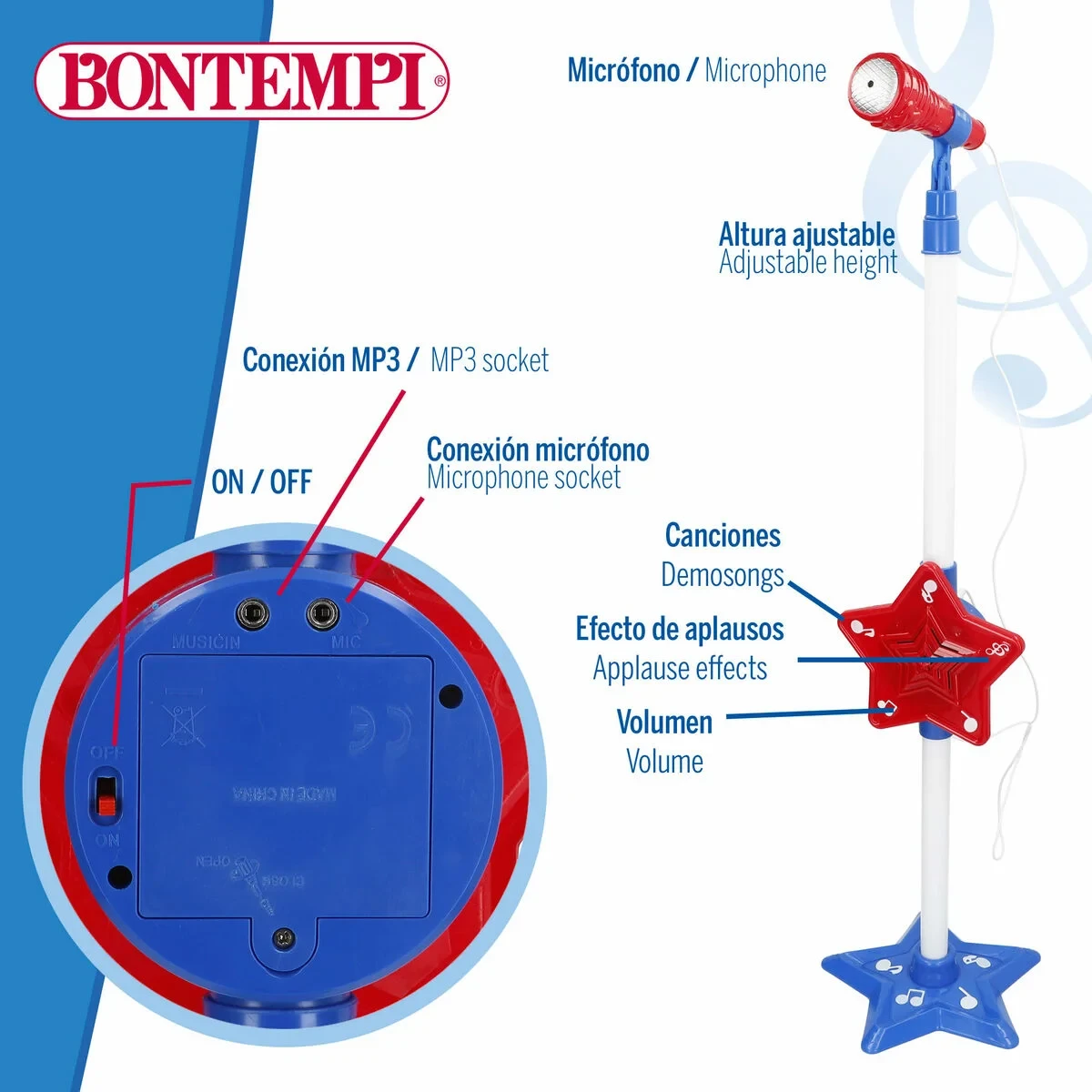 Juguete Musical Bontempi 21 x 105 x 21 cm (6 Unidades)