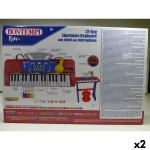 Teclado 37 Teclas Bontempi 43 x 56 x 23 cm (2 Unidades)