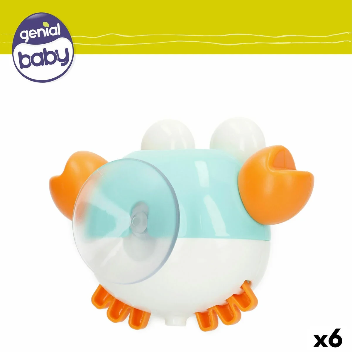 Juguete para el Baño Colorbaby 16 x 6,5 x 9 cm 6 Unidades