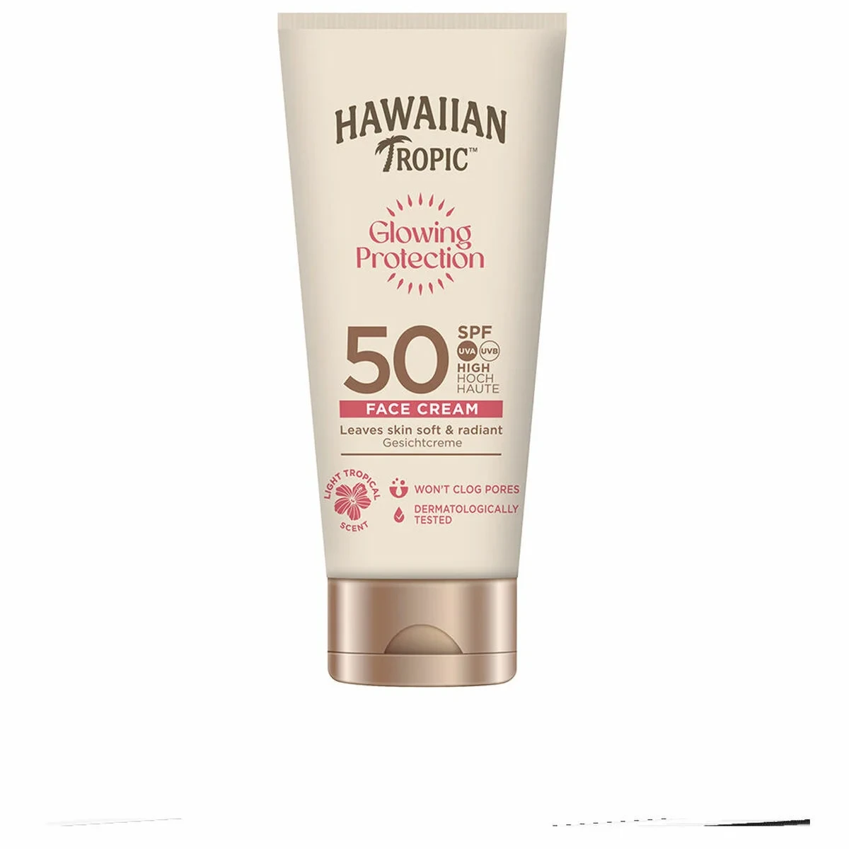 Protector Solar Facial Hawaiian Tropic GLOWING PROTECTION Spf 50 50 ml