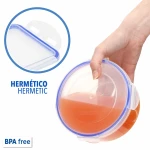 Set de Recipientes de Cocina Herméticos Apilables Max Home 29 x 12 x 20 cm 6 Unidades
