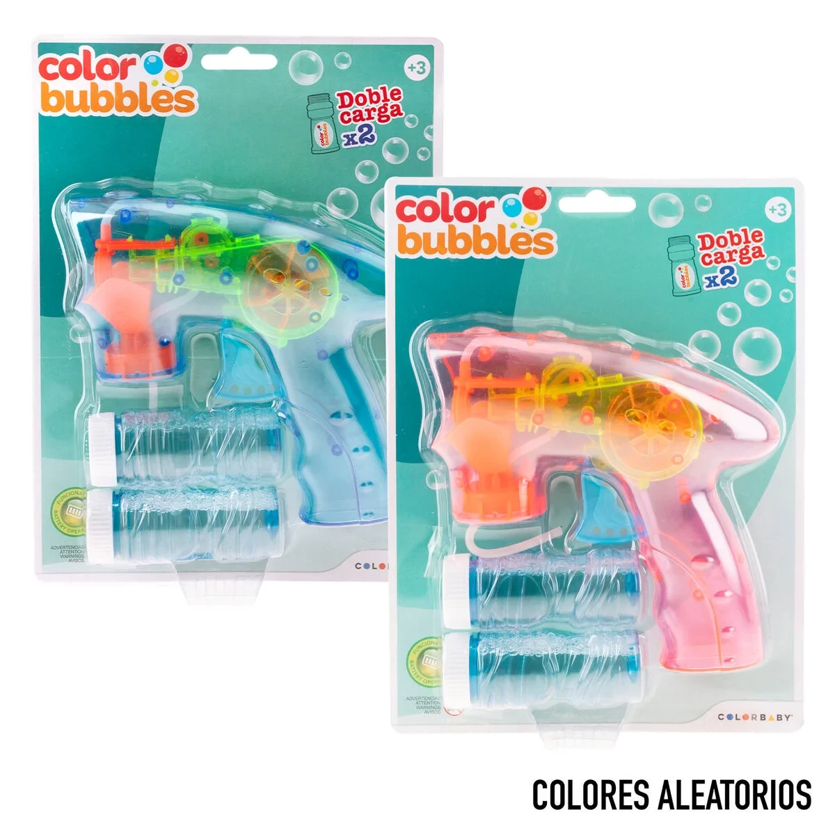 Juego de Pompas de Jabón Colorbaby 15 x 15,5 x 5,7 cm (12 Unidades)