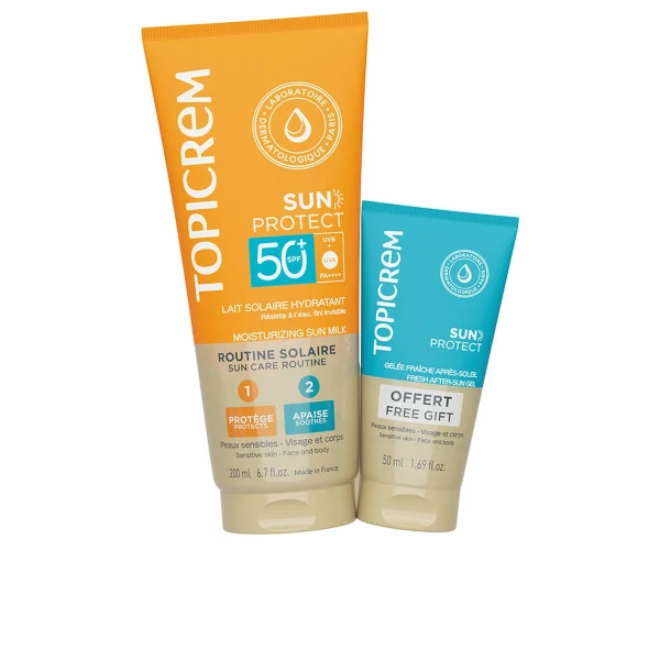 Set de Protección Solar Topicrem SUN PROTECT Spf 50 Spf 50+ 2 Piezas