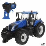 Coche Radio Control New Holland 37 x 21 x 18 cm (2 Unidades)