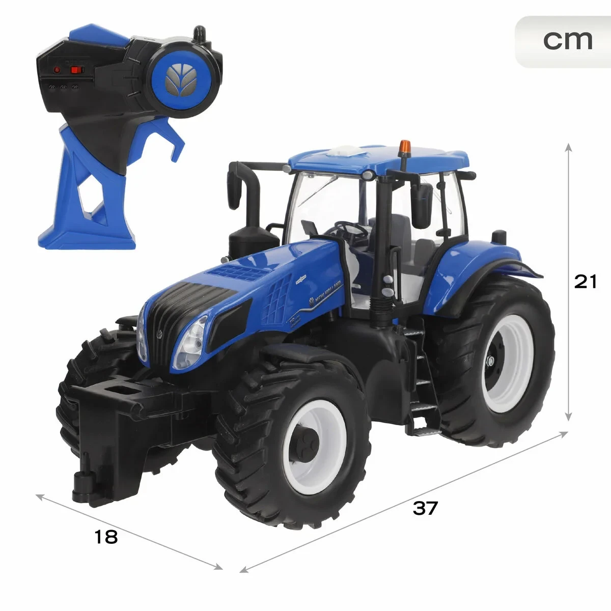 Coche Radio Control New Holland 37 x 21 x 18 cm (2 Unidades)